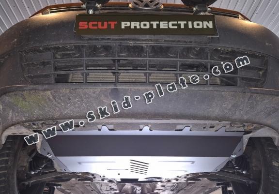 Steel skid plate for Skoda Superb