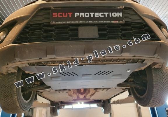 Steel skid plate for VW Polo