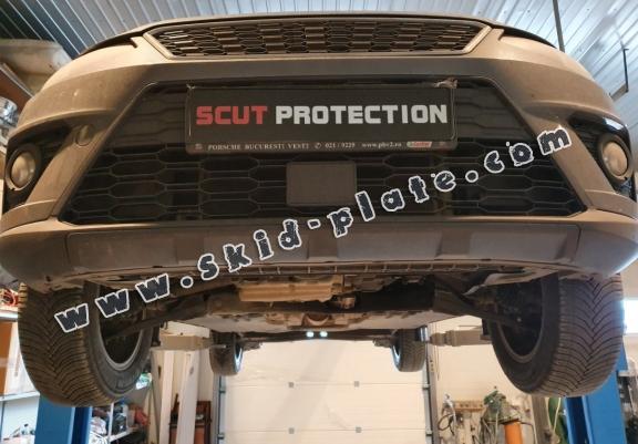 Steel skid plate for VW Polo