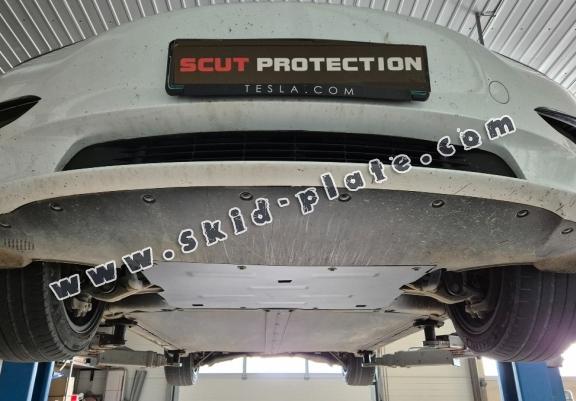 Front electric motor skid plate for Tesla Model Y AWD