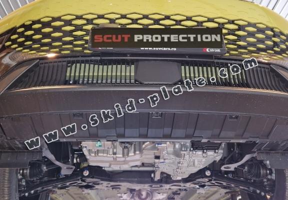 Aluminum skid plate for BAIC Beijing X55