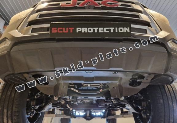 Aluminum gearbox skid plate for Jac T8