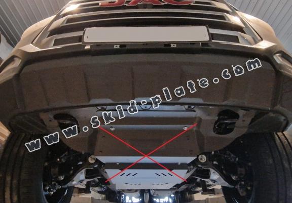 Steel gearbox skid plate for Evo Cross 4