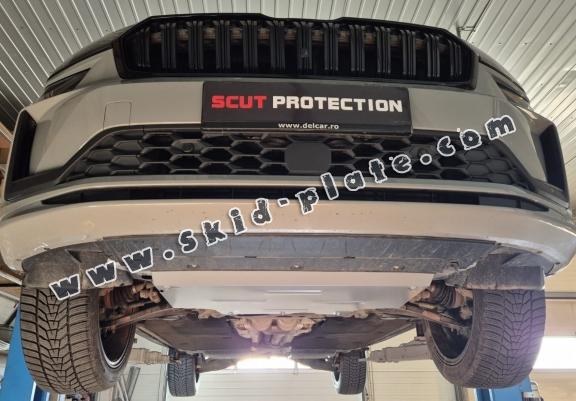 Aluminum skid plate for Audi Q3