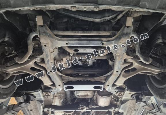 Steel skid plate for Porsche Cayenne