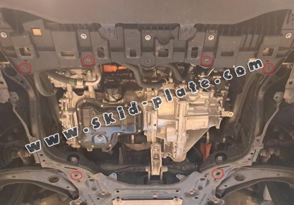 Aluminum skid plate for Toyota Yaris Cross