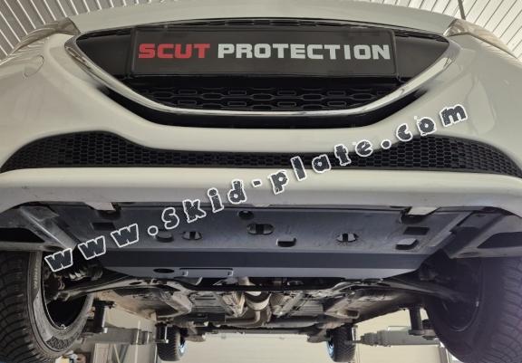 Steel skid plate for Peugeot 2008