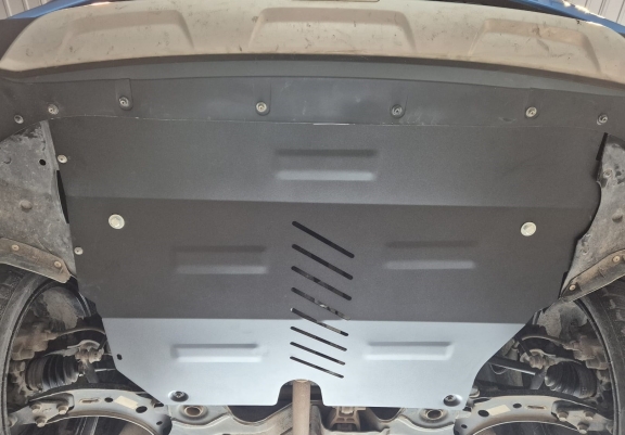 Steel skid plate for MG ZS